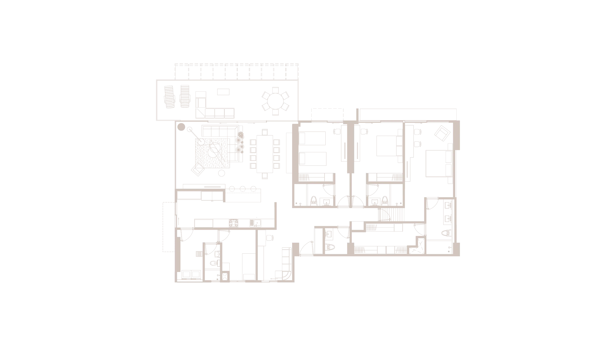 Left wing — Type 6, Building B / Type 8, Building C